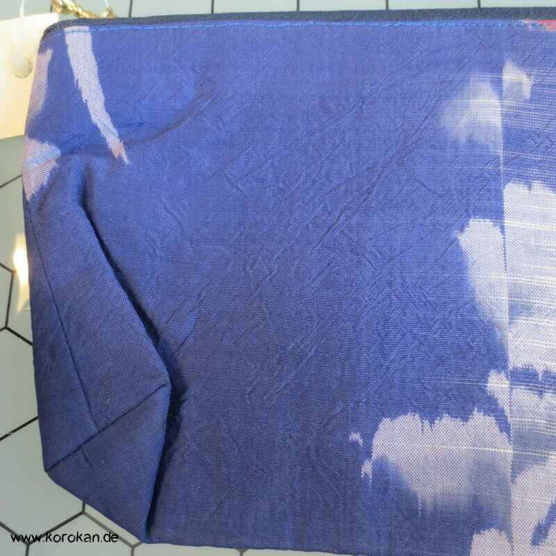 japanische Upcycling Meisen Tasche mit Reißverschluss, Varianten