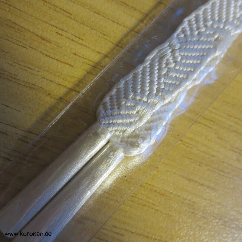 Haori Himo - Seide, Muschelflechtung