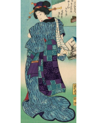 japanische Obi Kimono Gürtel - korokan