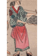 japanische Komon Alltagskimono - Korokan