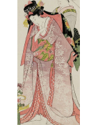 japanische Furisode Kimono - Korokan