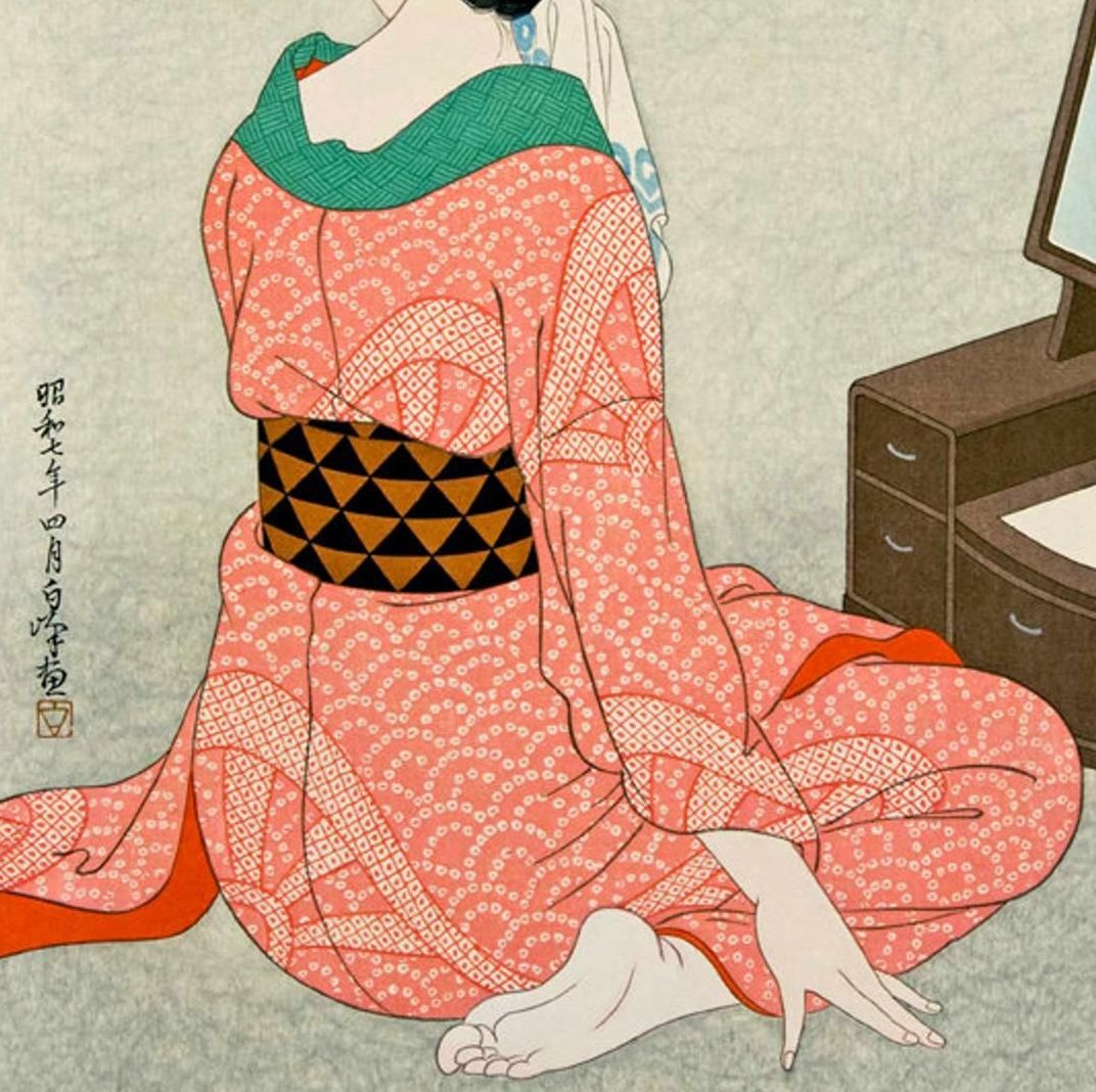 Shibori Seiden Stoffe