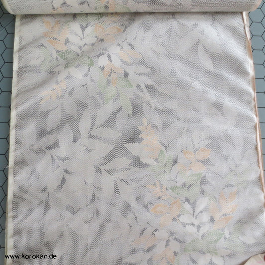 Blätter Kasuri Tsumugi Kimono Seide