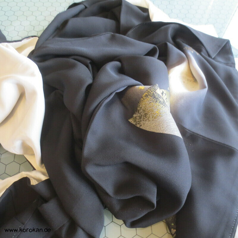 gewebte 4 Jahreszeiten Seidenbrokat Tomesode Kimono