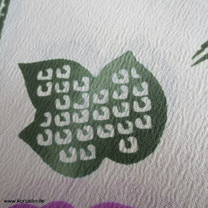 japanische Asagao Prachtwinden Yukata Kimono Baumwoll Krepp Stoffrolle