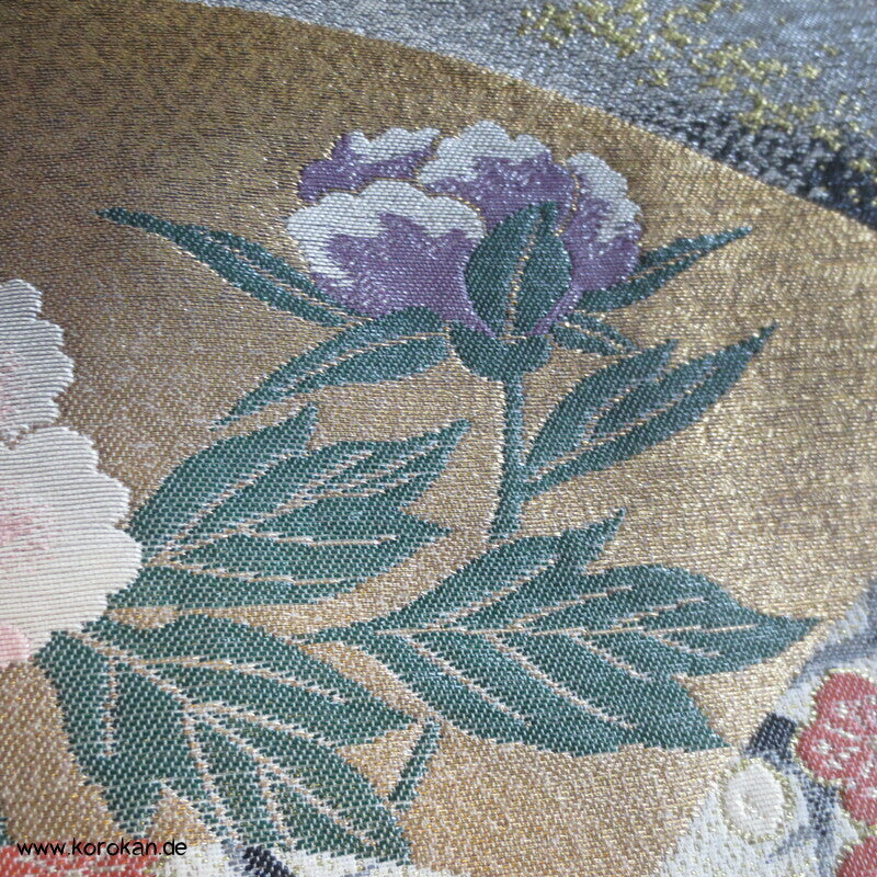 gewebte 4 Jahreszeiten Seidenbrokat Tomesode Kimono