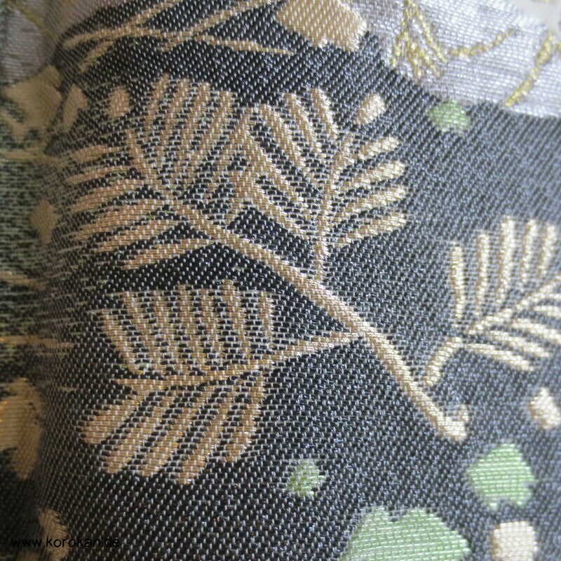 gewebte 4 Jahreszeiten Seidenbrokat Tomesode Kimono