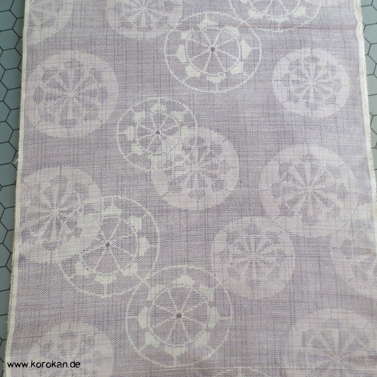 Genji Wheel - Wasserrad Kasuri Tsumugi Kimono Seide