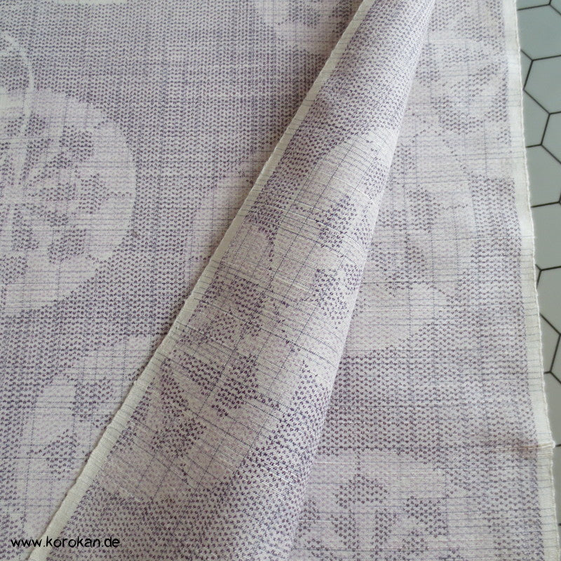 Genji Wheel - Wasserrad Kasuri Tsumugi Kimono Seide