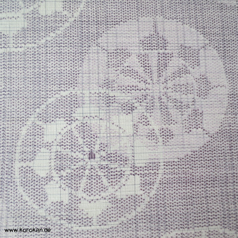 Genji Wheel - Wasserrad Kasuri Tsumugi Kimono Seide