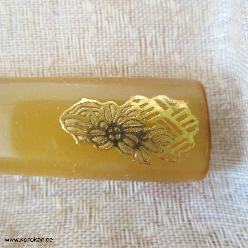 antike japanische Sets aus Kushi und Kanzashi Haarkamm und Stab