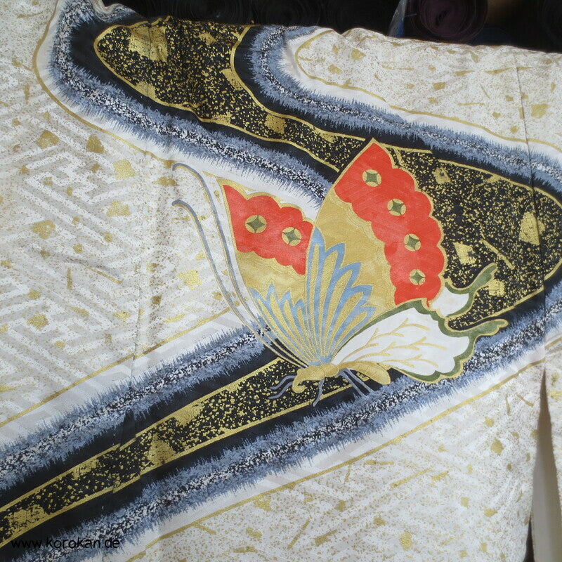 Schmetterlinge auf Milchstraße Furisode