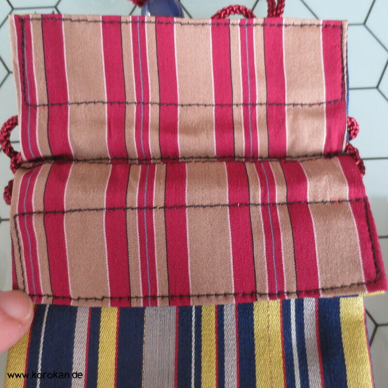 Japanische Upcycling Meisen Beutel mit Zugband - Varianten