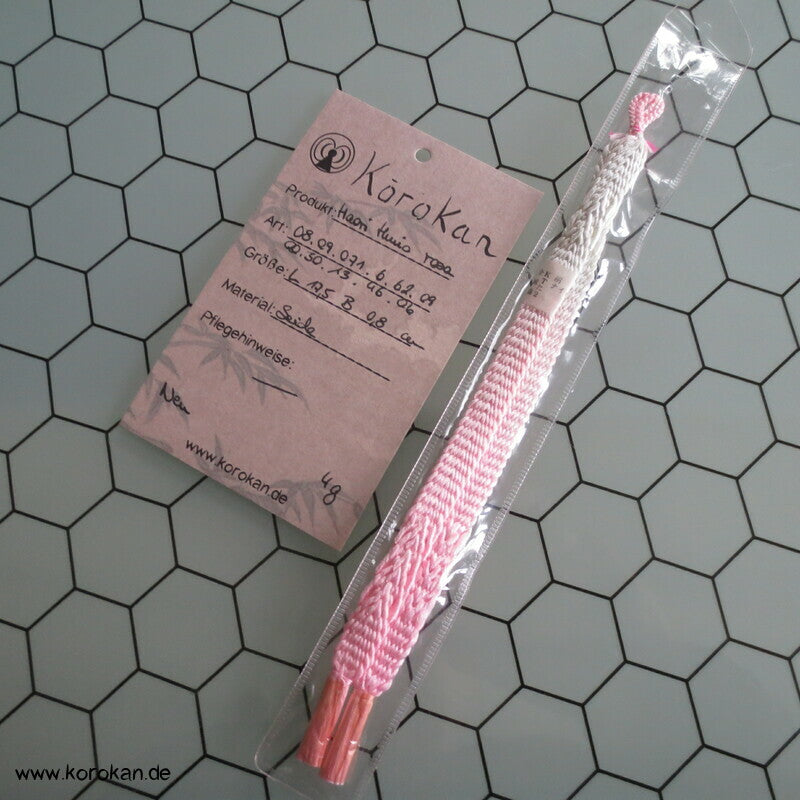 Haori Himo rosa mit Farbverlauf