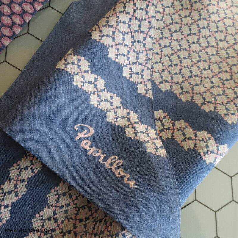 Papillon Krawattenschal, Seide, Vintage
