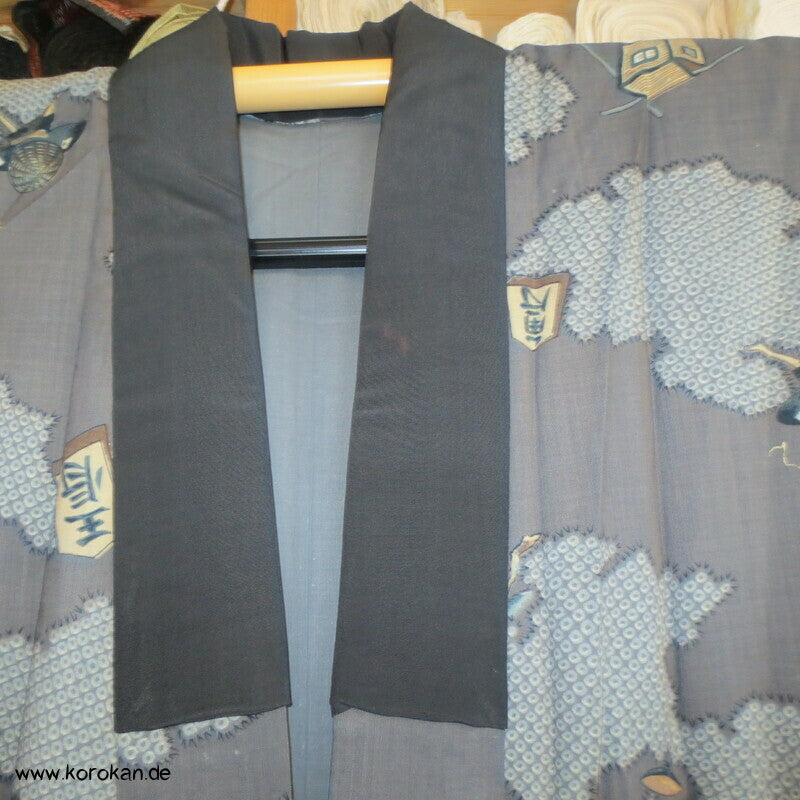 Wolken Shogi Juban Unterkimono, Woll  - Muslin