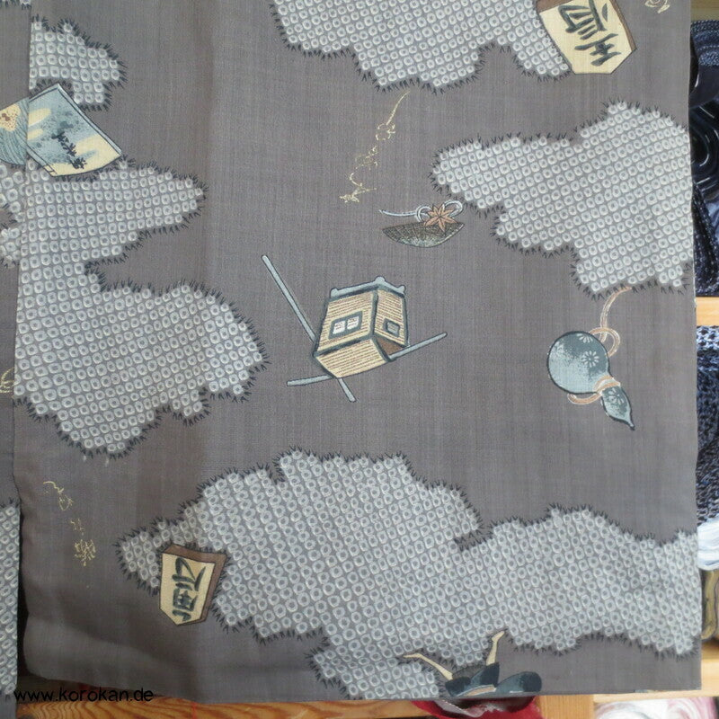 Wolken Shogi Juban Unterkimono, Woll  - Muslin