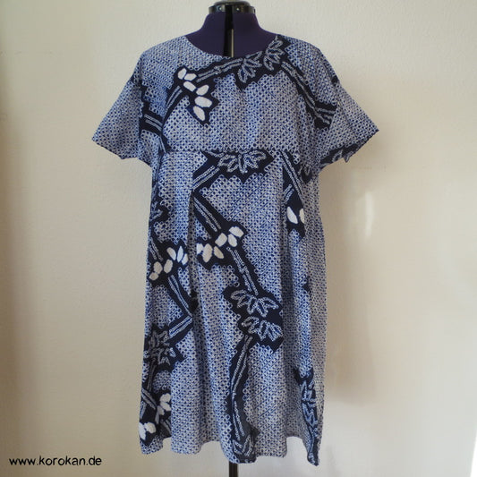 Arimatsu Shibori Kimono Baumwolle Zero Waste Kosode Sommerkleid