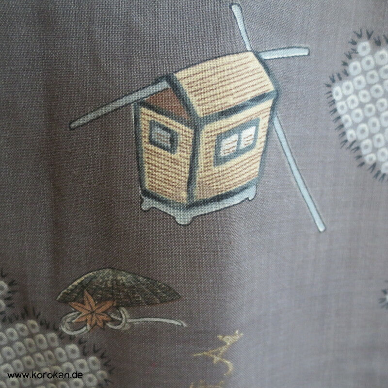 Wolken Shogi Juban Unterkimono, Woll  - Muslin