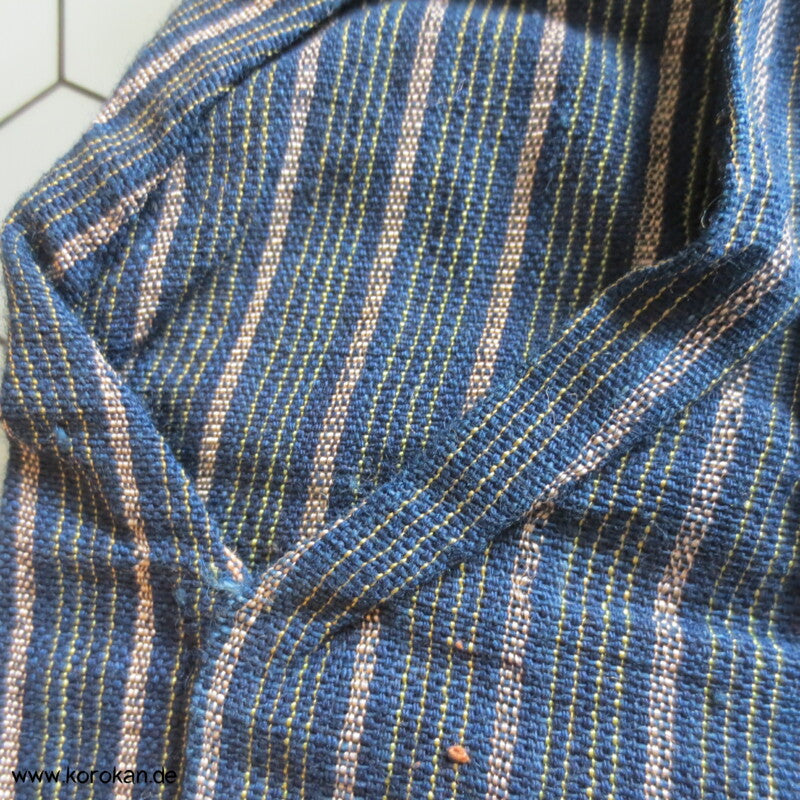 blau gestreifte Hakama - Umanori Hosen - Typ für Jungen
