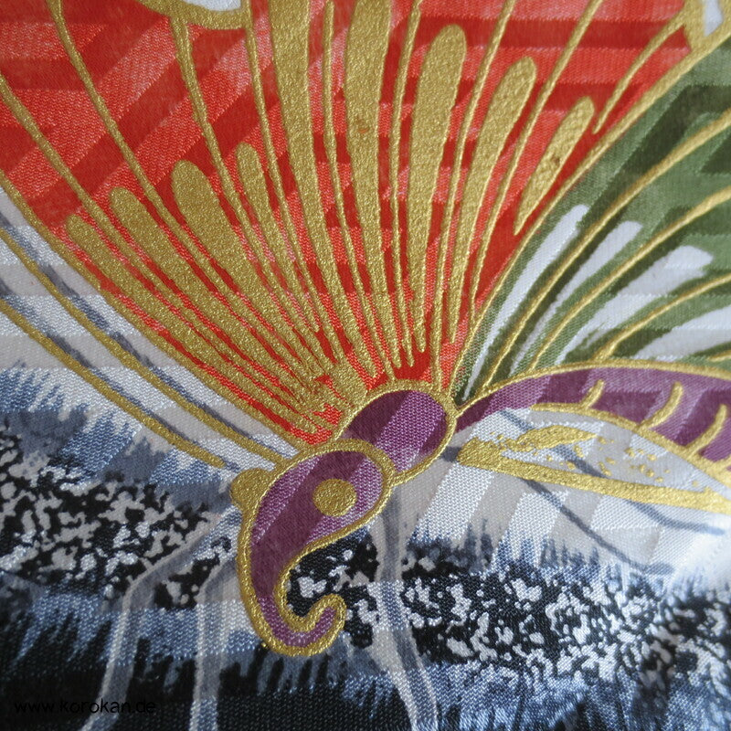 Schmetterlinge auf Milchstraße Furisode