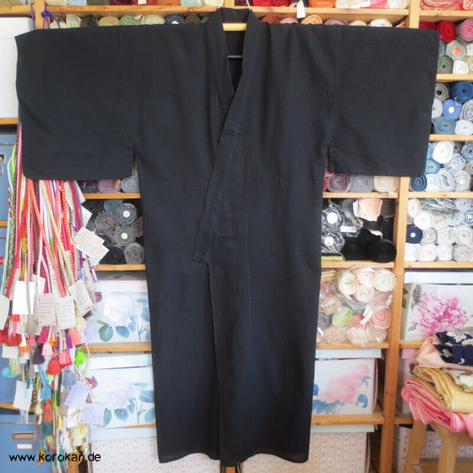 Awa Shijira Hitoe / Yukata - ungefütterter Männer Baumwoll Kimono
