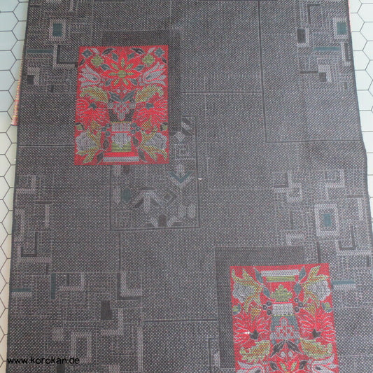 Mischgewebe Reststoff eines aufgetrennten Kimono geometrisch