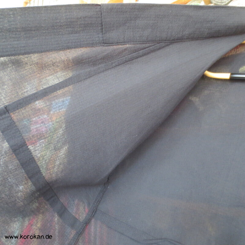 Awa Shijira Hitoe / Yukata - ungefütterter Männer Baumwoll Kimono