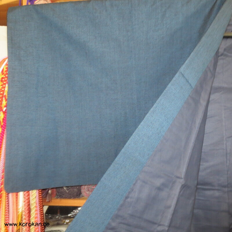 Tsumugi Seiden Komon Kimono, mitternachtsblau