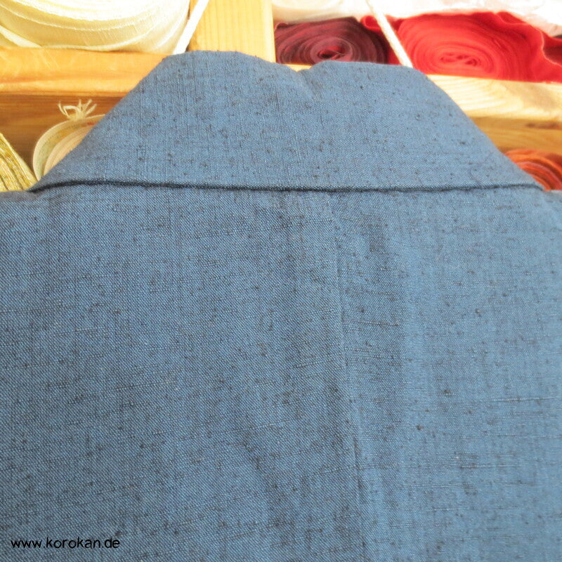 Tsumugi Seiden Komon Kimono, mitternachtsblau