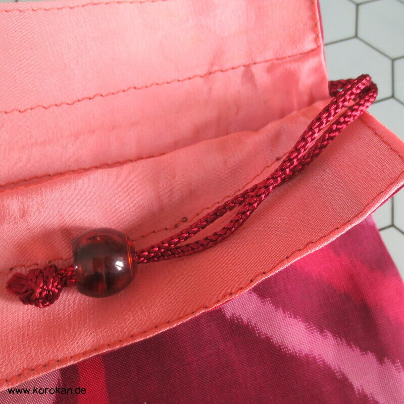 Japanische Upcycling Meisen Beutel mit Zugband - Varianten