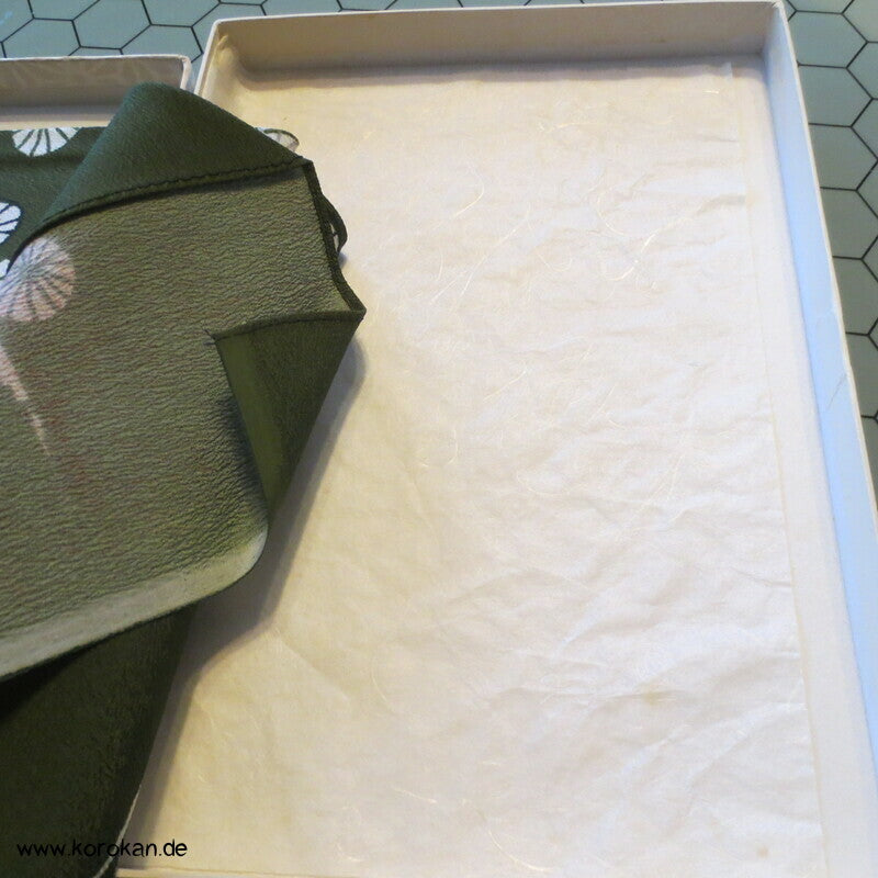 Blütenzweige Furoshiki, Vintage unbenutzt,
