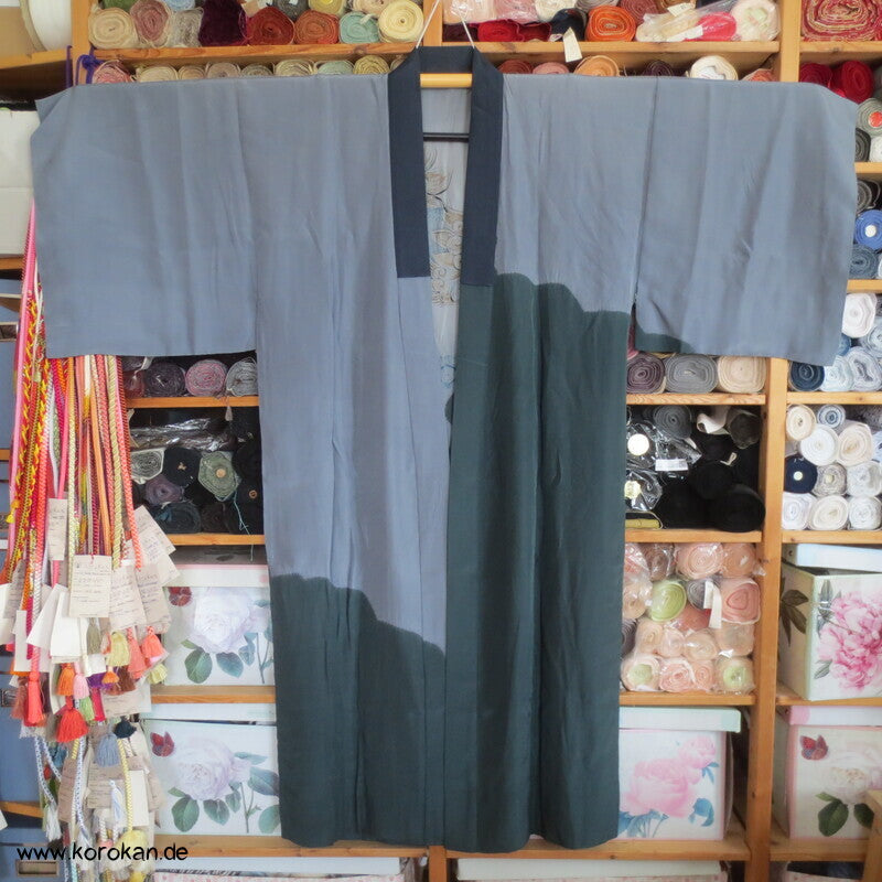 handgemalter Shishilöwe Hitoe Juban Kimono, Seide