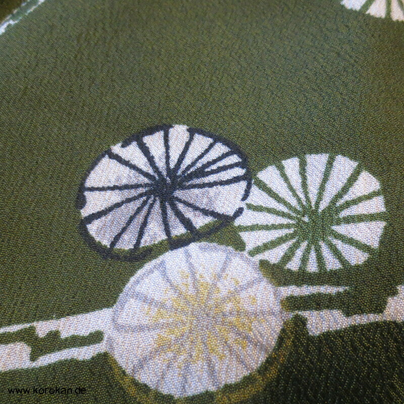Blütenzweige Furoshiki, Vintage unbenutzt,