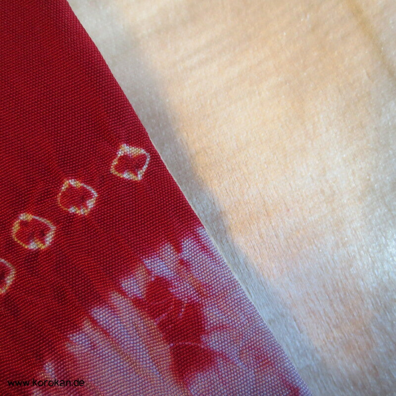Shibori Shippo hausgemachter Fukuro Obi