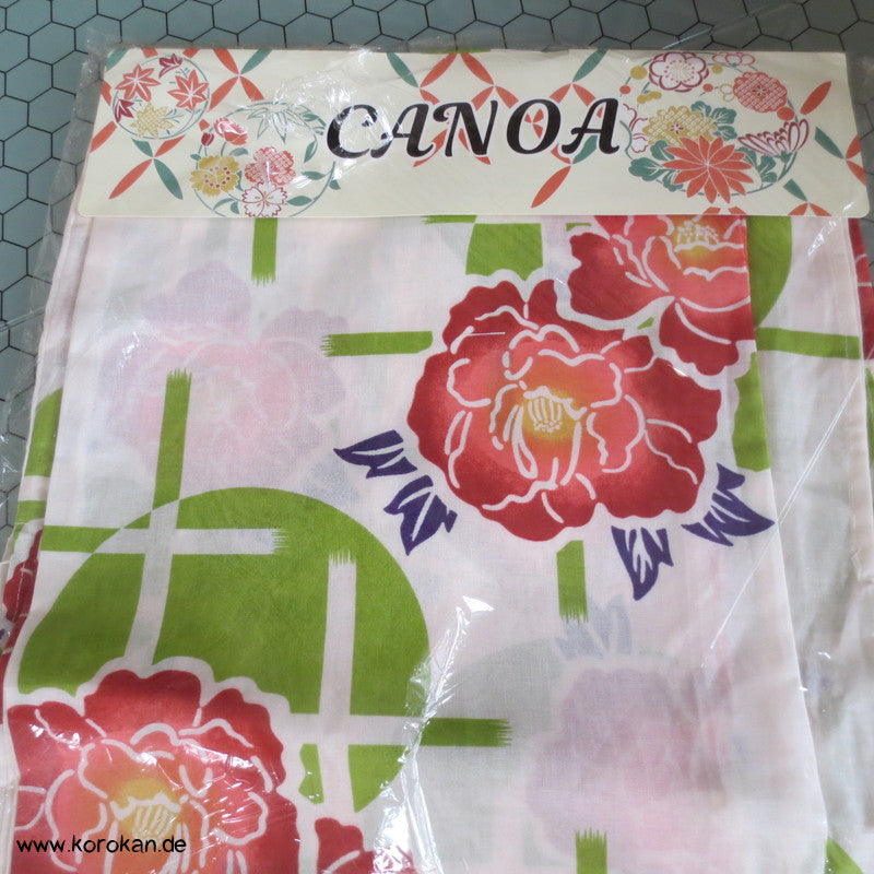 Canoa Yukata Sommer Kimono, reine Baumwolle, neu und originalverpackt
