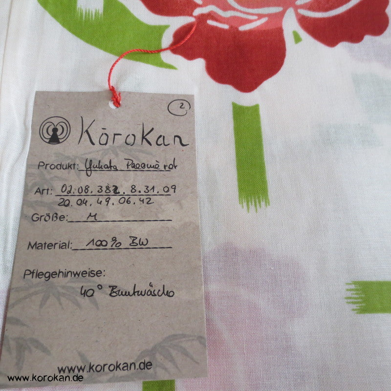 Canoa Yukata Sommer Kimono, reine Baumwolle, neu und originalverpackt