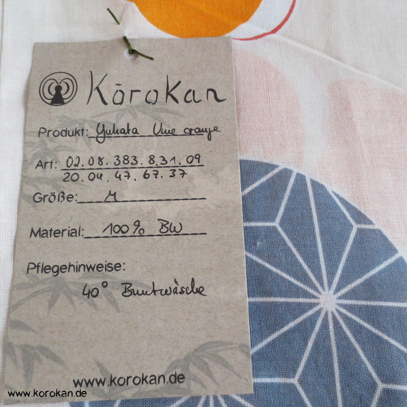 Canoa Yukata Sommer Kimono, reine Baumwolle, neu und originalverpackt