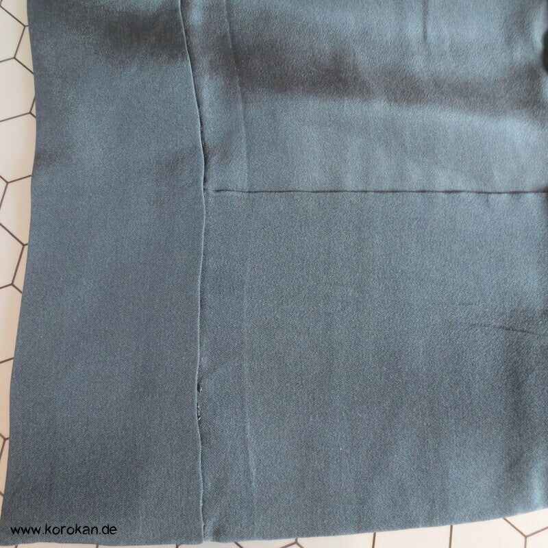 handgemalter Shishilöwe Hitoe Juban Kimono, Seide
