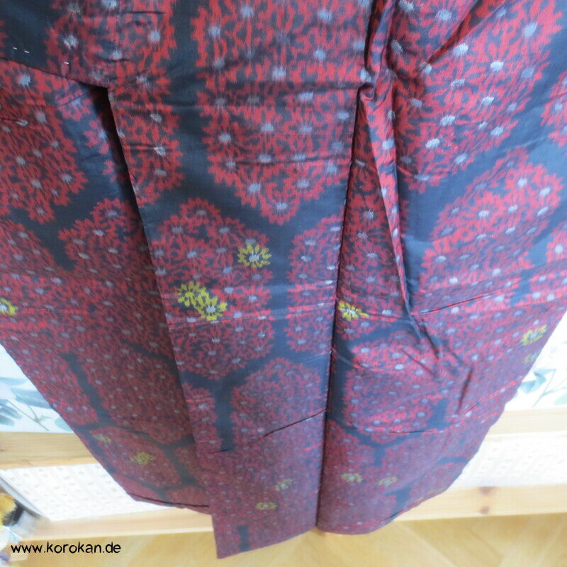 Japan Kiku Kikko Meisen Seiden Kimono