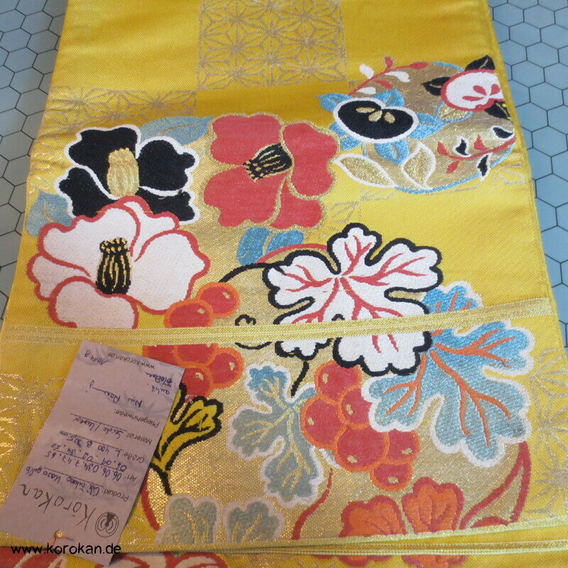 Vier Jahreszeiten Rondelle Fukuro Obi