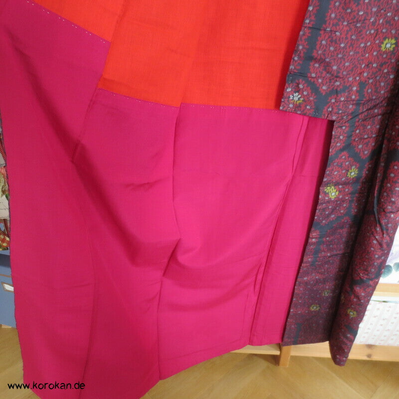 Japan Kiku Kikko Meisen Seiden Kimono