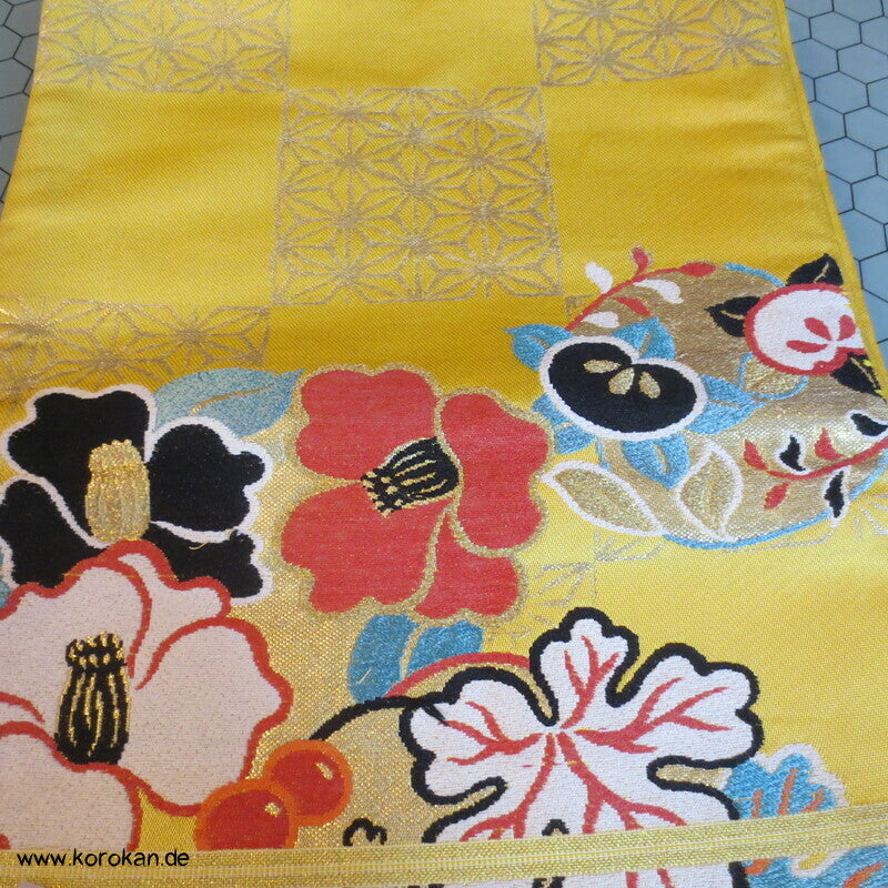 Vier Jahreszeiten Rondelle Fukuro Obi