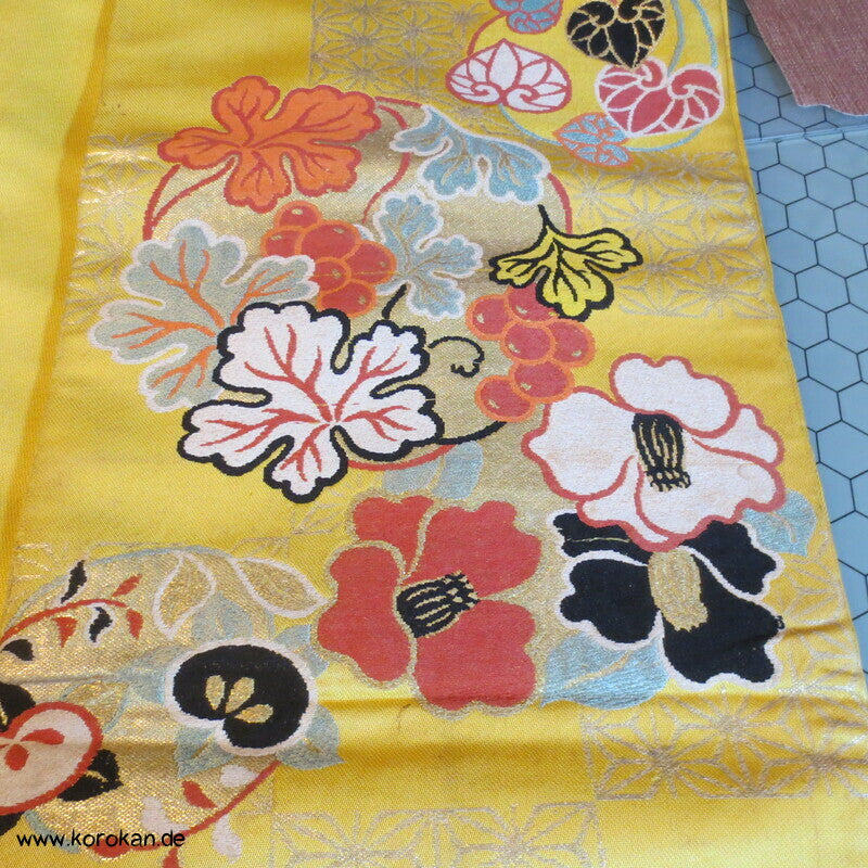 Vier Jahreszeiten Rondelle Fukuro Obi