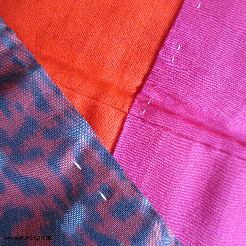 Japan Kiku Kikko Meisen Seiden Kimono