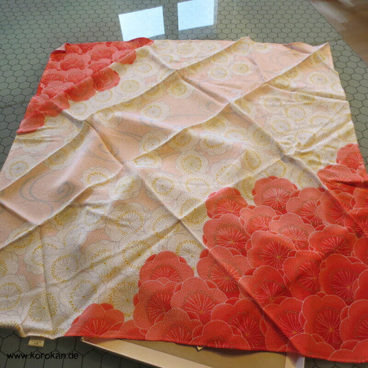 Takashimaya Ume Furoshiki, Vintage unbenutzt,