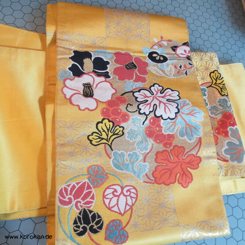 Vier Jahreszeiten Rondelle Fukuro Obi