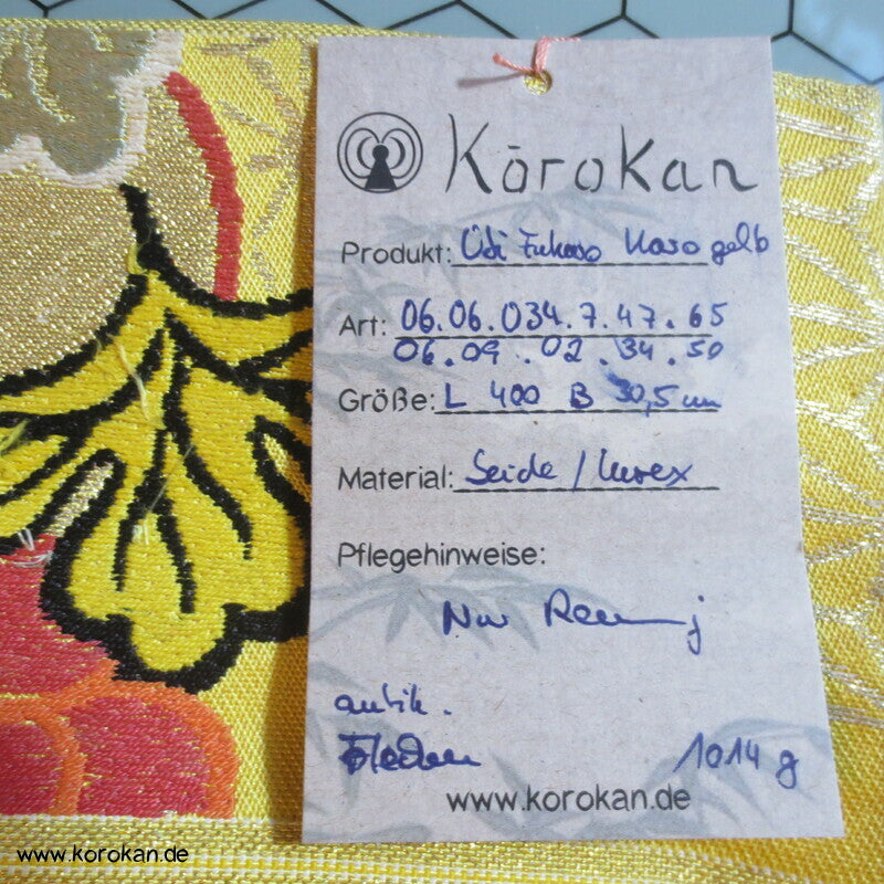 Vier Jahreszeiten Rondelle Fukuro Obi