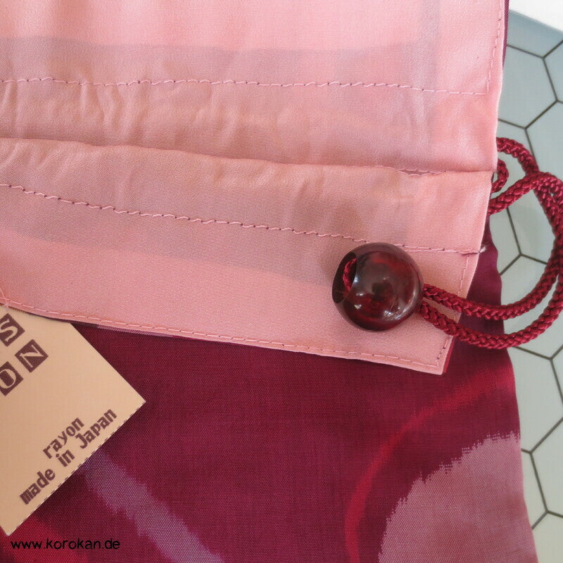 Japanische Upcycling Meisen Beutel mit Zugband - Varianten