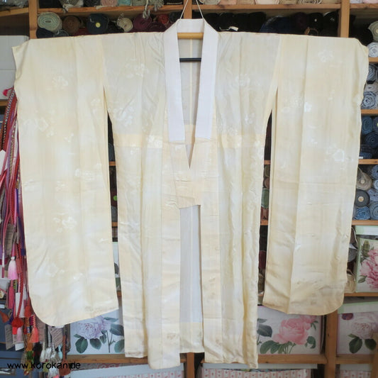 Rinzu Damast Seide Nagajuban Unterkimono für Furisode